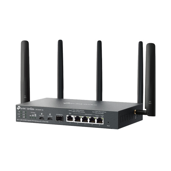 TP-LINK ER706WP-4G Router 4G+ Cat6 Wi-Fi 6 con 5 puertos Gigabit Ethernet LAN (RJ-45) 4 PoE+ (2)