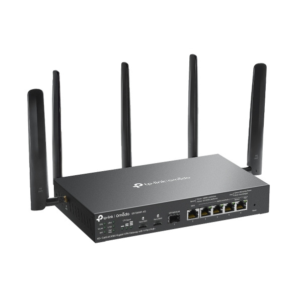 TP-LINK ER706WP-4G Router 4G+ Cat6 Wi-Fi 6 con 5 puertos Gigabit Ethernet LAN (RJ-45) 4 PoE+ (3)
