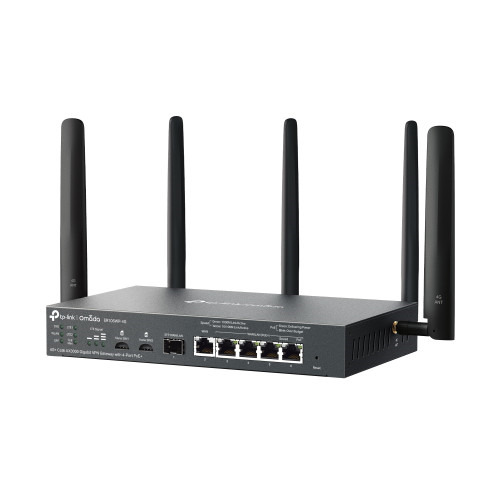 TP-Link ER706WP-4G router inalámbrico Gigabit Ethernet Doble banda (2,4 GHz / 5 GHz) Negro (3)