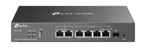 TP-Link ER707-M2 router 2.5 Gigabit Ethernet, Ethernet rápido, Gigabit Ethernet Negro (2)
