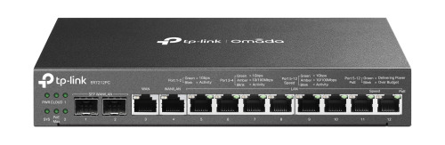 TP-Link ER7212PC router Gigabit Ethernet Negro