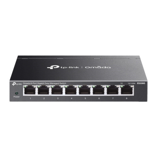 TP-Link ES208G switch Gestionado Gigabit Ethernet (10/100/1000) Negro (1)