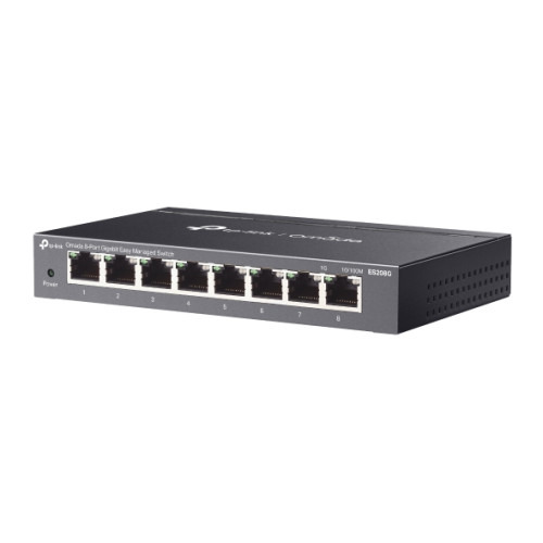 TP-Link ES208G switch Gestionado Gigabit Ethernet (10/100/1000) Negro (3)