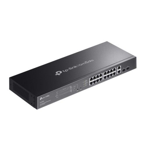 TP-Link ES220GMP switch Gestionado Gigabit Ethernet (10/100/1000) Energía sobre Ethernet (PoE) Negro (4)