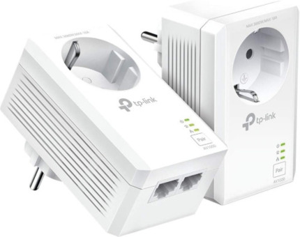 Comprar TP-LINK KIT INICIAL AV1000 2-PUERTOS GIGABIT CON ENCHUFE INCORPORADO