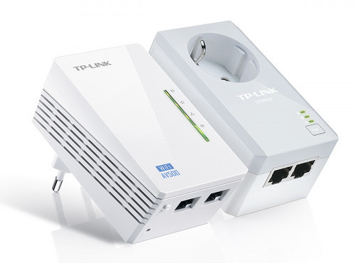 TP-LINK KIT POWERLINE WI-FI AV600, QUALCOMM, 300MBPS EN 2.4GHZ, 600MBPS POWERLINE, HOMEPLUG AV, 2 PUERTOS 10/100MBPS, WI-FI CLON (1)