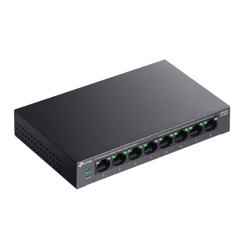 TP-Link LiteWave LS108GP switch No administrado Gigabit Ethernet (10/100/1000) Energía sobre Ethernet (PoE) Negro (4)