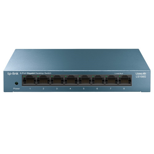 TP-Link LS108G No administrado Gigabit Ethernet (10/100/1000) Azul (1)