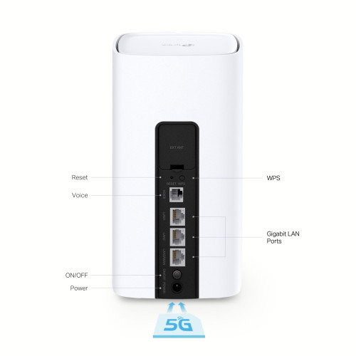 TP-Link NX510v router inalámbrico Gigabit Ethernet Doble banda (2,4 GHz / 5 GHz) 5G Blanco (3)