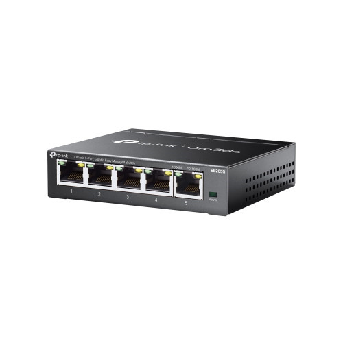 TP-LINK OMADA 5-PORT GIGABIT EASY MANAGED SWITCHPORT: 5× GIGABIT RJ45 PORTSSPEC: DESKTOP STEEL CASEFEATURE: INTEGRATION WITH OMA (3)