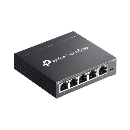 TP-LINK OMADA 5-PORT GIGABIT EASY MANAGED SWITCHPORT: 5× GIGABIT RJ45 PORTSSPEC: DESKTOP STEEL CASEFEATURE: INTEGRATION WITH OMA (4)