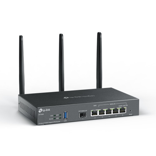 TP-Link Omada ER706W router inalámbrico Gigabit Ethernet Doble banda (2,4 GHz / 5 GHz) Negro (2)