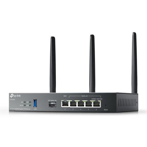 TP-Link Omada ER706W router inalámbrico Gigabit Ethernet Doble banda (2,4 GHz / 5 GHz) Negro (3)