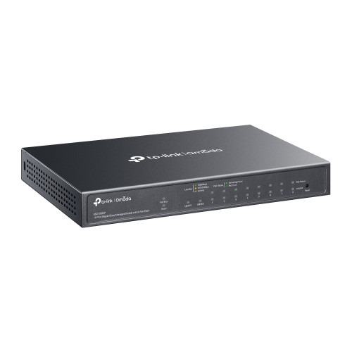 TP-Link Omada ES210GMP switch Gestionado Gigabit Ethernet (10/100/1000) Energía sobre Ethernet (PoE) Negro (3)