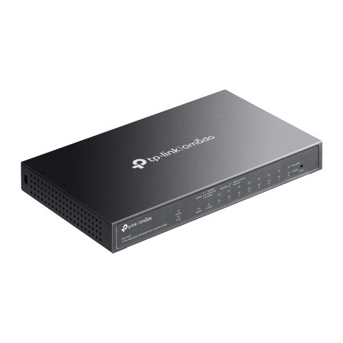 TP-Link Omada ES210GMP switch Gestionado Gigabit Ethernet (10/100/1000) Energía sobre Ethernet (PoE) Negro (4)