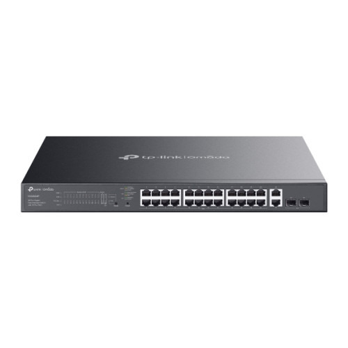 TP-Link Omada ES228GMP switch Gestionado Gigabit Ethernet (10/100/1000) Energía sobre Ethernet (PoE) Negro (1)