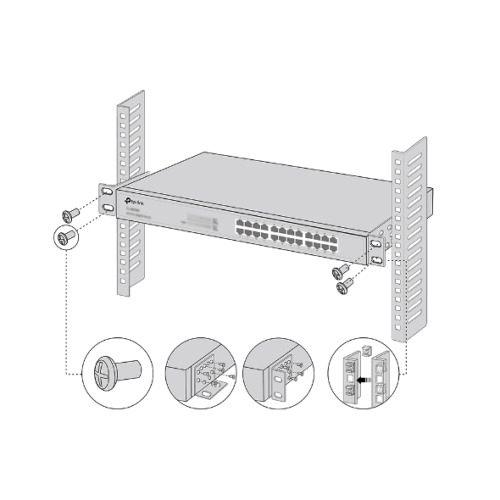 TP-Link Omada RackMount Kit-19 Kit de montaje (3)