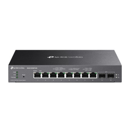 Comprar TP-Link Omada SG2210XMP-M2 switch Gestionado L2/L2+ 2.5G Ethernet (100/1000/2500) Energía sobre Ethernet (PoE) Negro