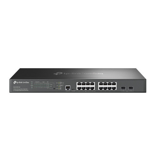 TP-Link Omada SG3218XP-M2 switch Gestionado L2+ 2.5G Ethernet (100/1000/2500) Energía sobre Ethernet (PoE) 1U Negro (1)