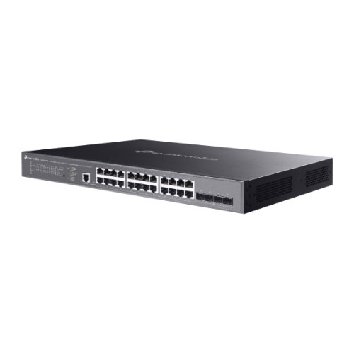 TP-Link Omada SG3428XMPP switch Gestionado L2+ Gigabit Ethernet (10/100/1000) Energía sobre Ethernet (PoE) 1U Negro (3)