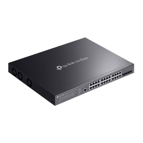 TP-Link Omada SG3428XMPP switch Gestionado L2+ Gigabit Ethernet (10/100/1000) Energía sobre Ethernet (PoE) 1U Negro (4)