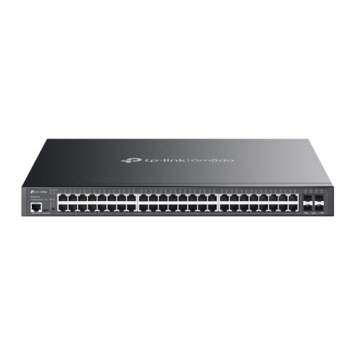 TP-Link Omada SG3452XMPP switch Gestionado L2+ Gigabit Ethernet (10/100/1000) Energía sobre Ethernet (PoE) 1U Negro (1)