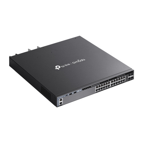 TP-Link Omada SG6428XHP switch Gestionado L3 Gigabit Ethernet (10/100/1000) Energía sobre Ethernet (PoE) 1U Negro (4)