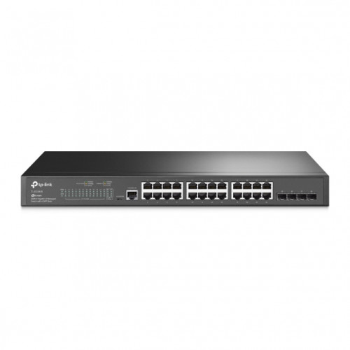 TP-LINK PUERTOS GIGABIT,24 PUERTOS RJ45 GIGABIT Y 4 RANURAS SFP GIGABIT PROPORCIONAN CONEXIONES DE ALTA VELOCIDAD,INTEGRADO EN O