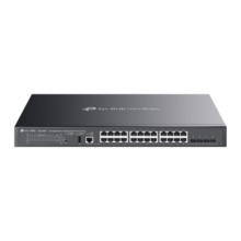TP-Link SG5428XMPP switch Gestionado L3 Gigabit Ethernet (10/100/1000) Energía sobre Ethernet (PoE) Negro