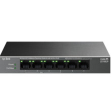 TP-LINK SWITCH DE SOBREMESA DE 6 PUERTOS 10/100 MBPS CON 4 PUERTOS POE PUERTOS: 4× 10/100 MBPS POE, 2× 10/100 MBPS NO POE ESPECI