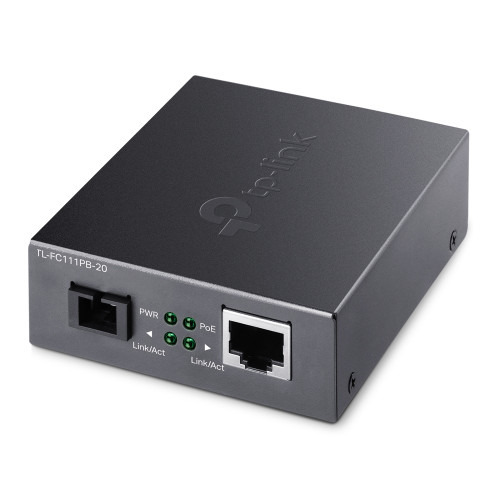TP-Link TL-FC111PB-20 convertidor de medio 100 Mbit/s Negro (1)