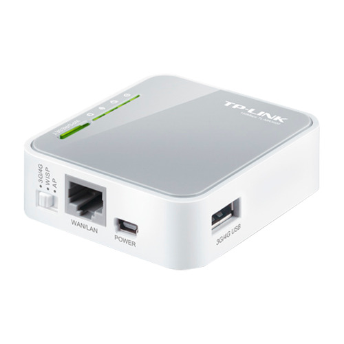 TP-LINK TL-MR3020 TP-LINK - Router Wifi portátil 3G/4G - Conexiones Ethernet, USB - Pinchos 3G/4G y Wifi - Permite conectarse a (1)
