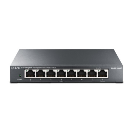 Comprar TP-Link TL-RP108GE switch Gestionado L2 Gigabit Ethernet (10/100/1000) Energía sobre Ethernet (PoE) Negro