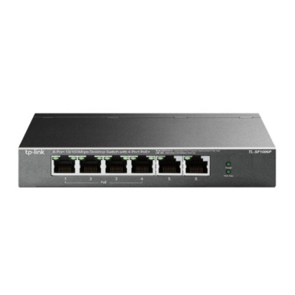 Comprar TP-Link TL-SF1006P switch No administrado Fast Ethernet (10/100) Energía sobre Ethernet (PoE) Negro