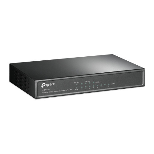 TP-LINK TL-SF1008P No administrado Fast Ethernet (10/100) Energía sobre Ethernet (PoE) Negro (2)