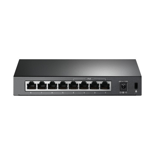 TP-LINK TL-SF1008P No administrado Fast Ethernet (10/100) Energía sobre Ethernet (PoE) Negro (4)