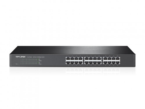 TP-LINK TL-SF1024 No administrado Fast Ethernet (10/100) Negro (1)