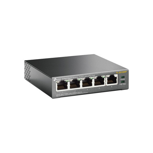 TP-LINK TL-SG1005P No administrado Gigabit Ethernet (10/100/1000) Energía sobre Ethernet (PoE) Negro (2)