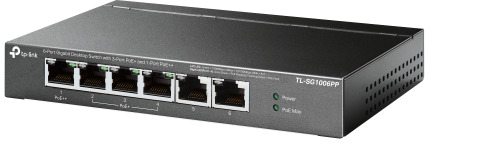 TP-Link TL-SG1006PP switch No administrado Gigabit Ethernet (10/100/1000) Energía sobre Ethernet (PoE) Gris (2)