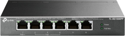 Comprar TP-Link TL-SG1006PP switch No administrado Gigabit Ethernet (10/100/1000) Energía sobre Ethernet (PoE) Gris