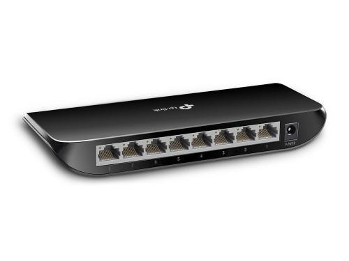 TP-LINK TL-SG1008D No administrado Gigabit Ethernet (10/100/1000) Negro (3)