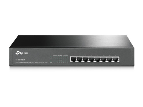 TP-LINK TL-SG1008MP No administrado Gigabit Ethernet (10/100/1000) Energía sobre Ethernet (PoE) Negro (1)