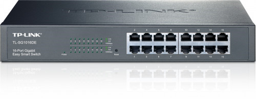 TP-LINK TL-SG1016DE Gestionado L2 Gigabit Ethernet (10/100/1000) Negro