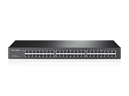 TP-LINK TL-SG1048 No administrado Gigabit Ethernet (10/100/1000) 1U Negro