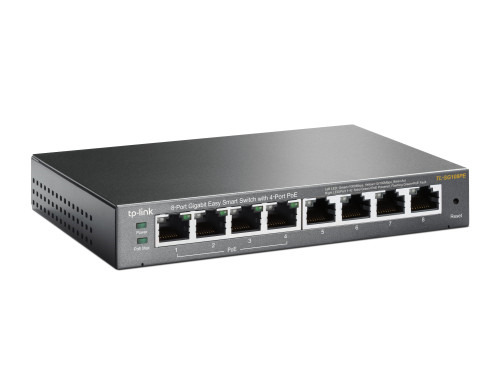TP-LINK TL-SG108PE No administrado Gigabit Ethernet (10/100/1000) Energía sobre Ethernet (PoE) Negro (2)