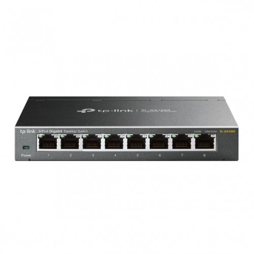 TP-LINK TL-SG108S No administrado L2 Gigabit Ethernet (10/100/1000) Negro (2)