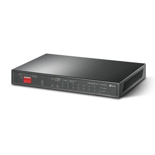 TP-Link TL-SG1210MP switch No administrado Gigabit Ethernet (10/100/1000) Energía sobre Ethernet (PoE) Negro (2)