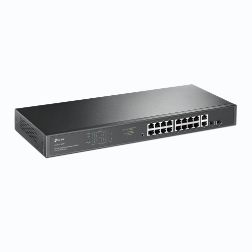 TP-LINK TL-SG1218MP switch Gigabit Ethernet (10/100/1000) Energía sobre Ethernet (PoE) Negro (2)