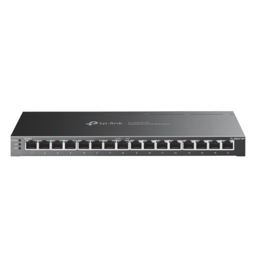 TP-Link TL-SG2016P switch L2/L3/L4 Gigabit Ethernet (10/100/1000) Energía sobre Ethernet (PoE) Negro (1)