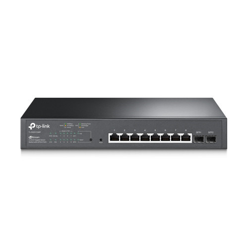 TP-LINK TL-SG2210MP switch Gigabit Ethernet (10/100/1000) Negro Energía sobre Ethernet (PoE) (1)